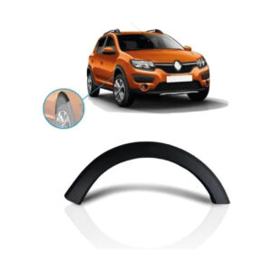 MOLDURA PARALAMA DIANTEIRO SANDERO STEPWAY 14/19 PRETO TEXTURIZADO IMPORTADO