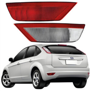 REFLETOR PARACHOQUE TRASEIRO FOCUS 09/13 ECOSPORT 13/17 VERMELHO CRISTAL TYC IMPORTADO
