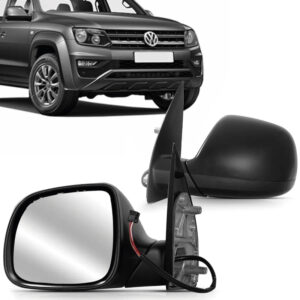 RETROVISOR AMAROK 17/24 RETRATIL EXTERNO ELETRICO COM AQUECIMENTO CAPA TEXTURIZADA