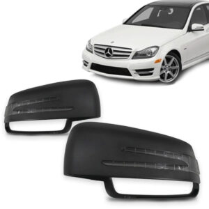CAPA RETROVISOR EXTERNO PRETO COM FURO C180/C200 08/14 IMPORTADO