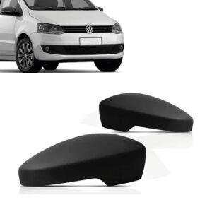 CAPA RETROVISOR EXTERNO PRETO TEXTURIZADA COM FURO GOL 13/23 G6/G7/G8 IMPORTADO