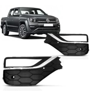 GRADE MILHA AMAROK 17/24 COM FURO AUXILIAR COM FRISO CROMADO IMPORTADA