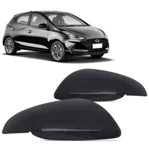 CAPA RETROVISOR SEM FURO PISCA TEXTURIZADA HB20 20/24 HATCH/SEDAN IMPORTADO