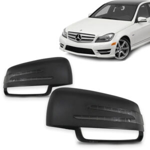 CAPA RETROVISOR EXTERNO C180/ C200 08/14 COM FURO PISCA IMPORTADO