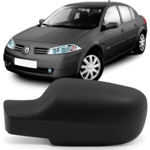 CAPA RETROVISOR MEGANE 06/13 PRETO ADAPTAVEL CLIO/SCENIC FICOSA