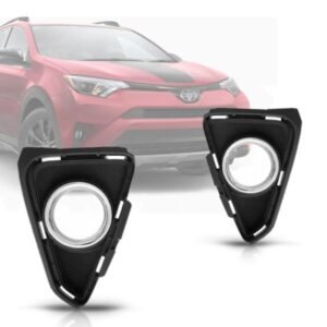 GRADE MILHA RAV4 16/18 COM FURO COM ARO CROMADO IMPORTADA