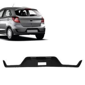 MOLDURA PARACHOQUE TRASEIRO KA HATCH 19/22 COM SUPORTE PLACA ORIGINAL