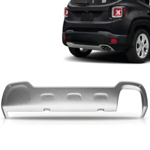 MOLDURA PARACHOQUE TRASEIRO RENEGADE 15/21 PONTEIRA DUPLA PRATA IMPORTADO