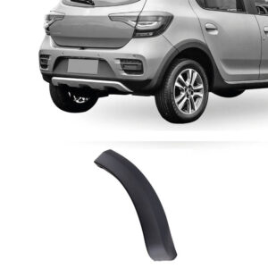 MOLDURA PARACHOQUE TRASEIRO SANDERO STEPWAY 14/19 PRETO TEXTURIZADO NACIONAL