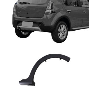MOLDURA PARALAMA TRASEIRO SANDERO STEPWAY 08/14 PRETO TEXTURIZADO NACIONAL
