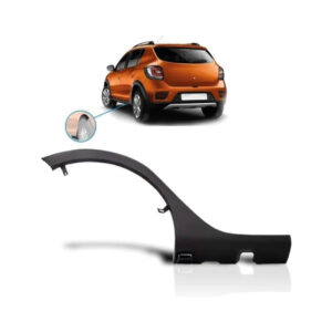 MOLDURA PARALAMA TRASEIRO SANDERO STEPWAY 14/19 PRETO TEXTURIZADO IMPORTADO