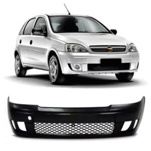 PARACHOQUE DIANTEIRO CORSA HATCH/ SEDAN 08/12 MONTANA SPORT 08/11 COM FURO MILHA PRETO LISO IMPORTADO