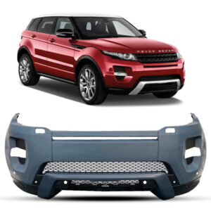 PARACHOQUE DIANTEIRO EVOQUE 12/14 SEM FURO CAMERA COM FURO SENSOR COM FURO ESGUICHO CINZA LISO IMPORTADO