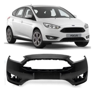 PARACHOQUE DIANTEIRO FOCUS 16/19 PRETO SEM FURO SENSOR PRETO LISO