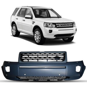 PARACHOQUE DIANTEIRO FREELANDER 11/14 COM FURO ESGUICHO COM FURO SENSOR CINZA LISO IMPORTADO