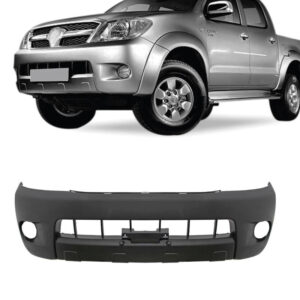 PARACHOQUE DIANTEIRO HILUX 05/08 COM FURO MILHA SEM FURO MOLDURA PRETO TEXTURIZADO