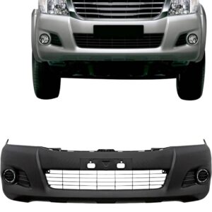 PARACHOQUE DIANTEIRO HILUX 12/15 SEM FURO MILHA SEM FURO MOLDURA PRETO TEXTURIZADO