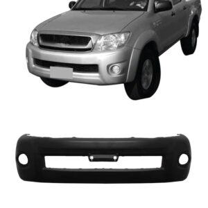 PARACHOQUE DIANTEIRO HILUX 12/15 SEM GRADE COM FURO MILHA SEM FURO MOLDURA PRETO TEXTURIZADO