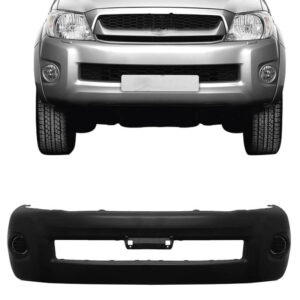 PARACHOQUE DIANTEIRO HILUX 12/15 SEM GRADE SEM FURO MILHA SEM FURO MOLDURA PRETO TEXTURIZADO