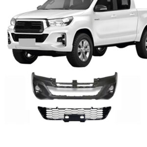 PARACHOQUE DIANTEIRO HILUX 18/20 COM GRADE PRETO LISO