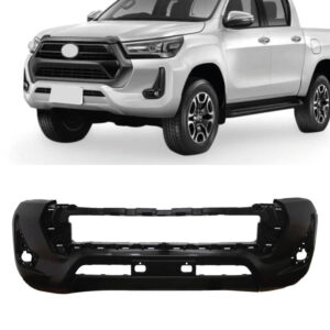 PARACHOQUE DIANTEIRO HILUX 24/25 COM FURO MOLDURA SEM FURO SENSOR PRETO LISO