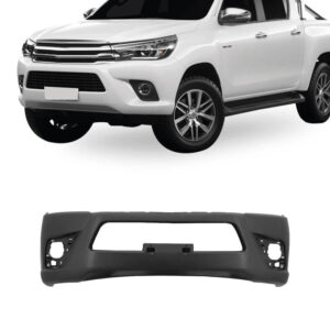 PARACHOQUE DIANTEIRO HILUX CABINE DUPLA 15/18 SEM GRADE PRETO TEXTURIZADO