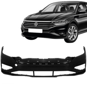 PARACHOQUE DIANTEIRO JETTA 19/22 SEM FURO SENSOR PRETO LISO IMPORTADO