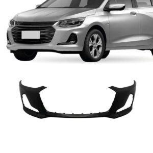 PARACHOQUE DIANTEIRO ONIX HATCH/ PLUS 19/25 COM FURO SENSOR PRETO LISO