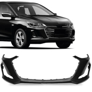 PARACHOQUE DIANTEIRO ONIX HATCH/ PLUS 20/25 SEM FURO SENSOR PRETO LISO IMPORTADO