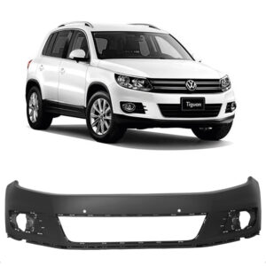 PARACHOQUE DIANTEIRO TIGUAN 12/17 SEM FURO ESGUICHO COM FURO SENSOR PRETO LISO IMPORTADO