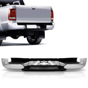 PARACHOQUE TRASEIRO AMAROK 10/24 COM FURO SENSOR CROMADO IMPORTADO