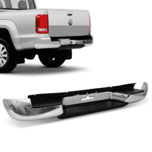 PARACHOQUE TRASEIRO AMAROK 10/24 SEM FURO SENSOR CROMADO IMPORTADO