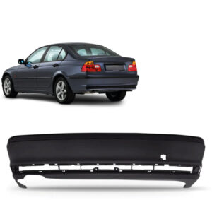 PARACHOQUE TRASEIRO BMW S3 SEDAN 99/01 PRETO LISO IMPORTADO