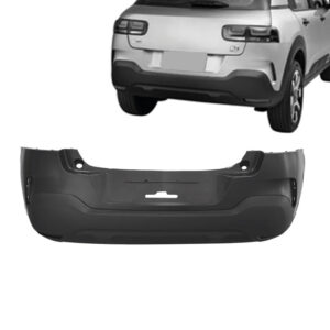 PARACHOQUE TRASEIRO C4 CACTUS 18/25 SEM FURO SENSOR PRETO LISO