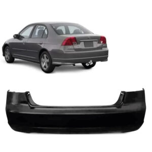 PARACHOQUE TRASEIRO CIVIC SEDAN 01/03 PRETO LISO IMPORTADO