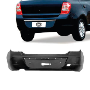PARACHOQUE TRASEIRO COBALT 12/16 COM FURO SENSOR PRETO LISO