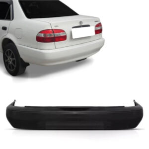 PARACHOQUE TRASEIRO COROLLA 98/02 PRETO LISO IMPORTADO