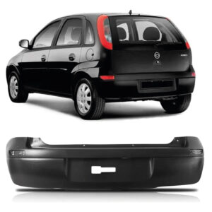 PARACHOQUE TRASEIRO CORSA HATCH G2 03/12 PRETO LISO PARCIAL IMPORTADO