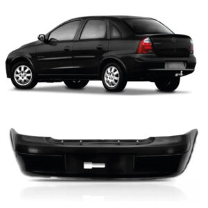 PARACHOQUE TRASEIRO CORSA SEDAN G2 03/12 PRETO LISO IMPORTADO
