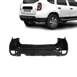 PARACHOQUE TRASEIRO DUSTER 16/20 SEM FURO SENSOR PRETO LISO PARCIAL IMPORTADO