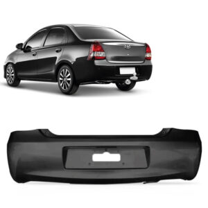 PARACHOQUE TRASEIRO ETIOS SEDAN 13/16 PRETO LISO IMPORTADO