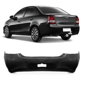 PARACHOQUE TRASEIRO ETIOS SEDAN 17/21 PRETO LISO IMPORTADO