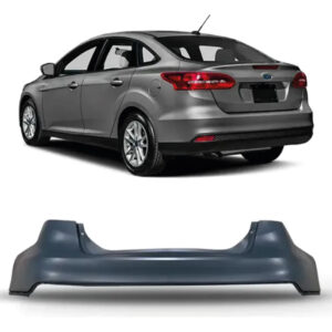 PARACHOQUE TRASEIRO FOCUS SEDAN 16/19 SEM FURO SENSOR PRETO LISO IMPORTADO
