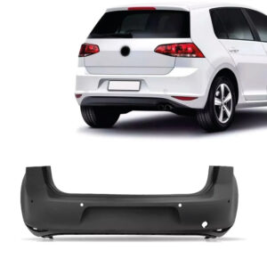 PARACHOQUE TRASEIRO GOLF 14/17 COM FURO SENSOR PRETO LISO IMPORTADO
