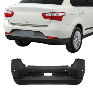 PARACHOQUE TRASEIRO GRAND SIENA 12/21 COM FURO SENSOR PRETO LISO