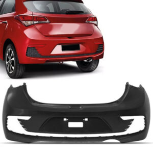 PARACHOQUE TRASEIRO HB20 HATCH R-SPEC 16/19 PRETO LISO SEM FURO SENSOR ORIGINAL