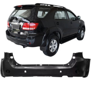 PARACHOQUE TRASEIRO HILUX SW4 12/15 PRETO LISO IMPORTADO