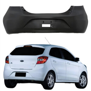 PARACHOQUE TRASEIRO KA HATCH 14/18 COM FURO SENSOR PRETO LISO IMPORTADO