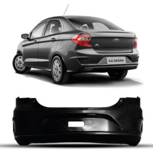 PARACHOQUE TRASEIRO KA SEDAN 19/22 SEM SPOILER SEM MOLDURA PRETO LISO SEM SENSOR IMPORTADO