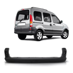 PARACHOQUE TRASEIRO KANGOO 98/18 SEM FURO REFLETOR PRETO TEXTURIZADO IMPORTADO
